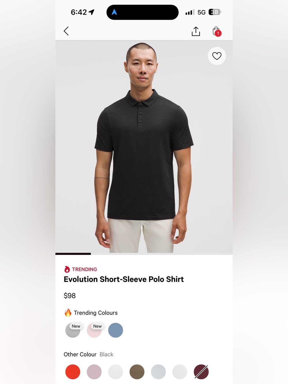 Men’s Lululemon Evolution Polo
